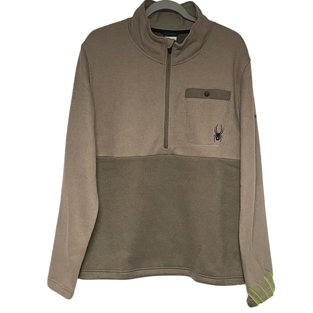 Spyder Cinder Medallion 1/2 Zip Sweater Fleece‎ Pullover Men's Medium